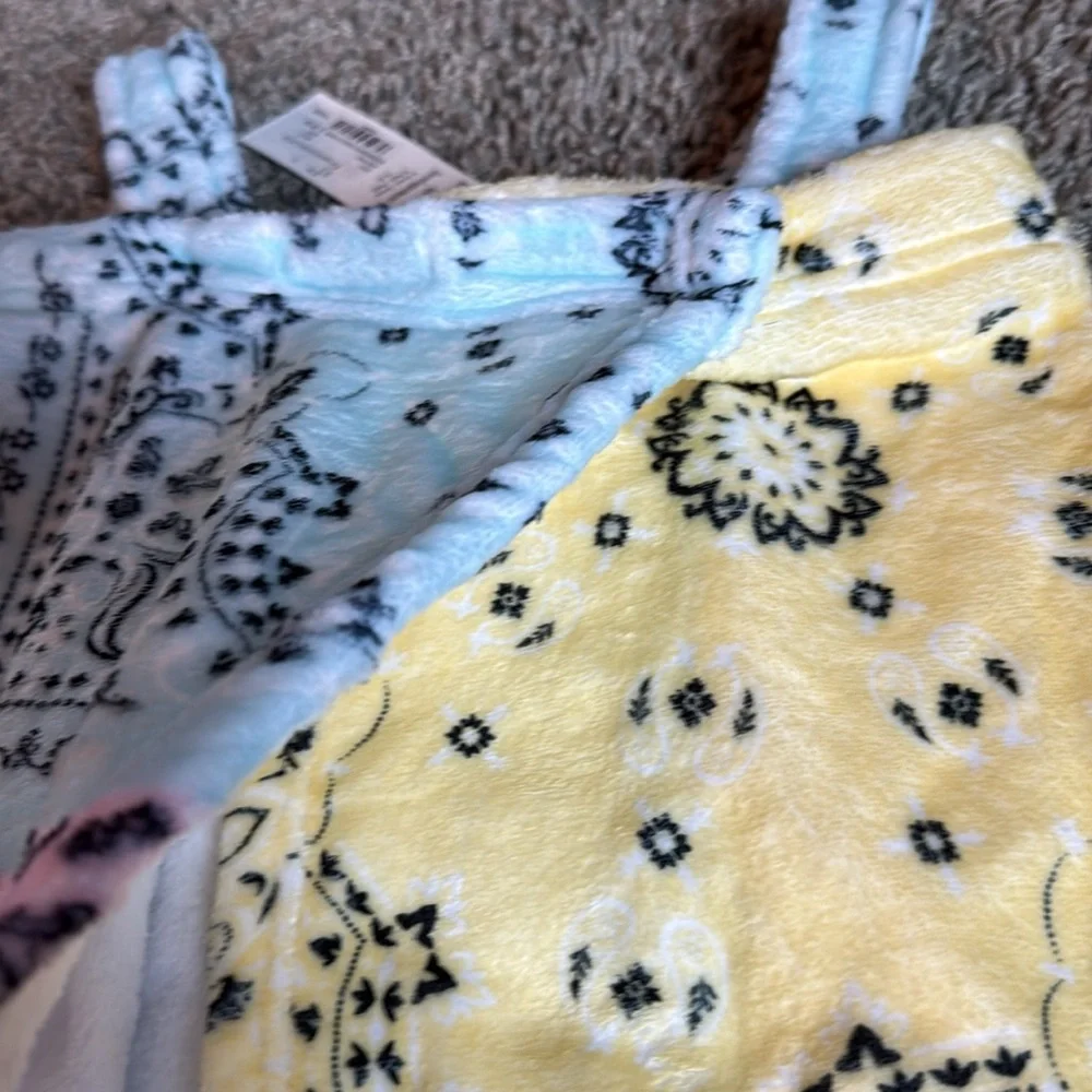 Colorful Bandana Print Spa Wrap Girls XS (4-8) NEW